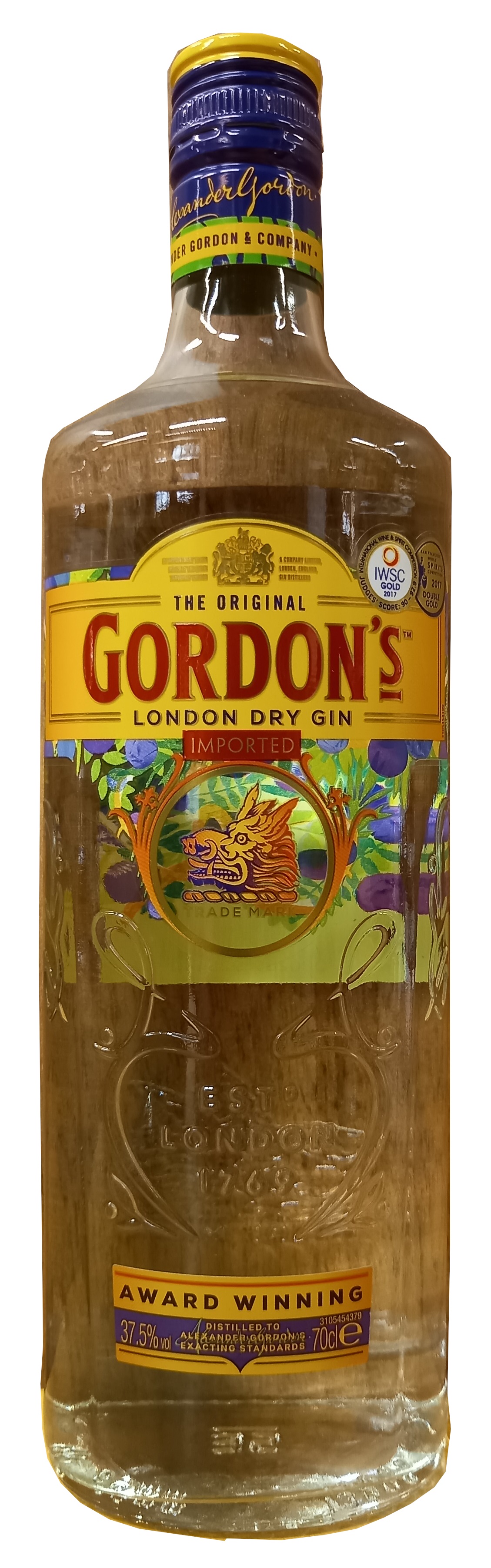 Gordons London Dry Gin 37,5%